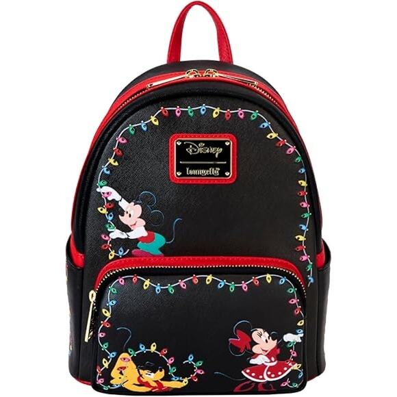 Loungefly Disney Mickey's Light Up Decorations Mini Backpack
